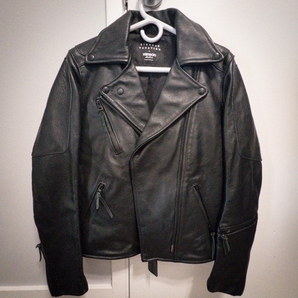 SOLD: Never worn* Strange Vacation x Vanson Womens Original Jacket